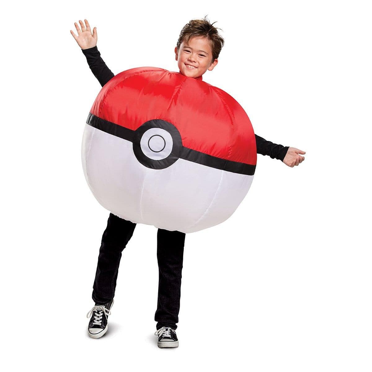 Halloween Kids Inflatable Poké Ball Costume One Size