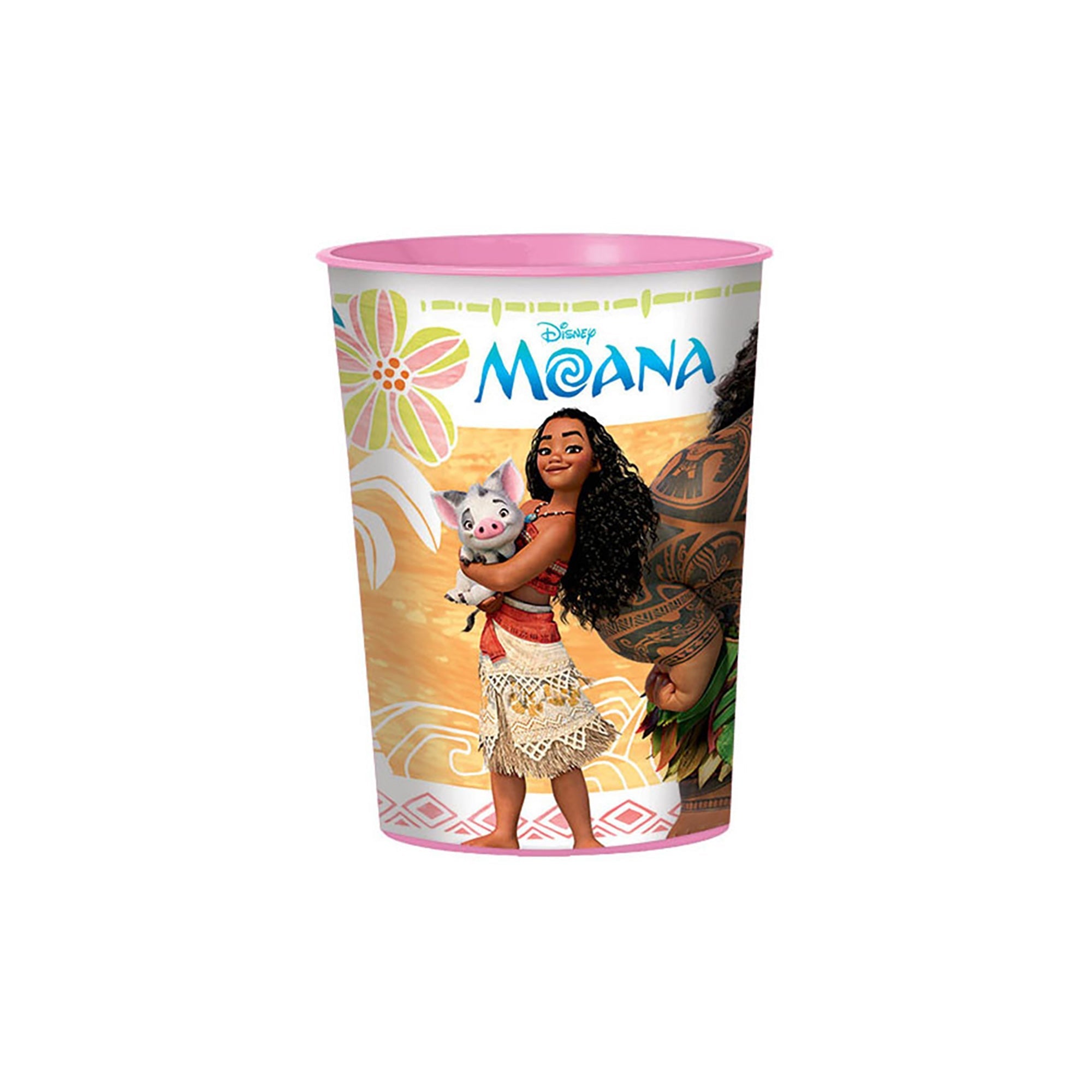 Disney Moana Pink Party Favor Cup 16 Oz 1 Count Party Supplies Party Expert