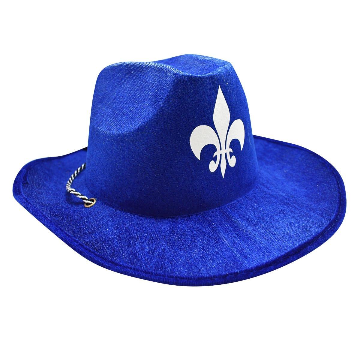 Hats for Men Anxiety Social Awkward Cowboy Hats Blue hat Gifts for