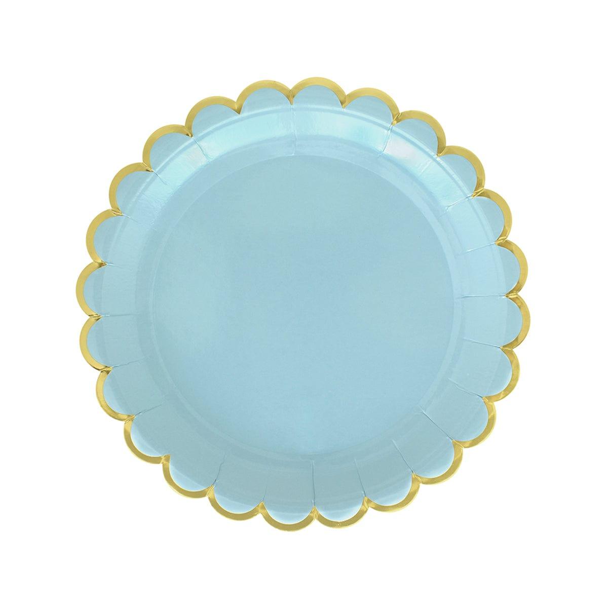 Sky Blue authentic Flower Plate