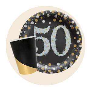 50th Birthday Tableware