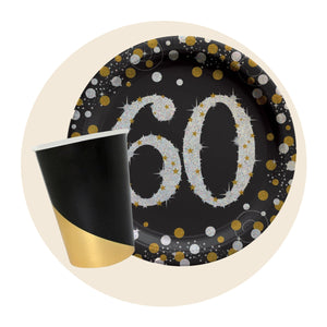 60th Birthday Tableware