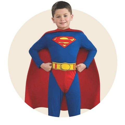 Superman and Supergirl Halloween Costumes