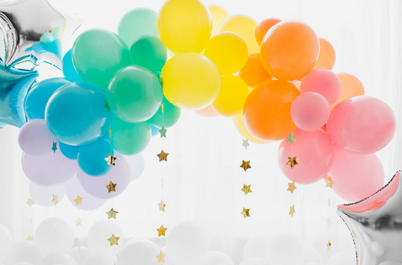Ballon Géant Hélium - Lettre M - Or - Jour de Fête - Ballons
