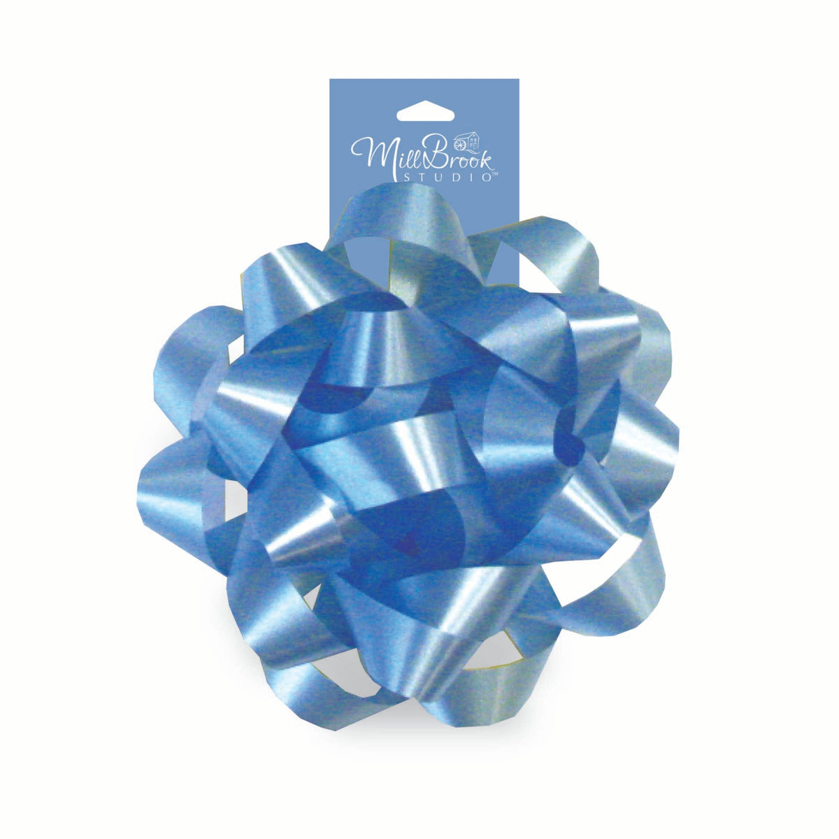 A-LINE Gift Wrap & Bags Light Blue Gift Confetti Bow, 6 Inches, 1 Count 882636003774