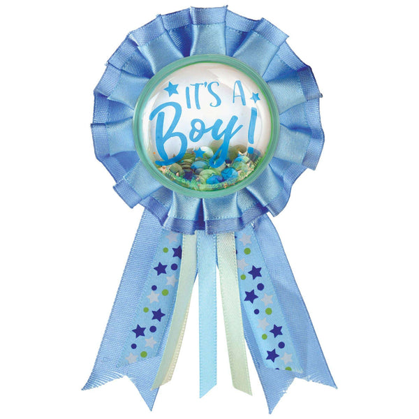 Amscan Blue & White I'm The Grandpa Baby Shower Award Ribbon