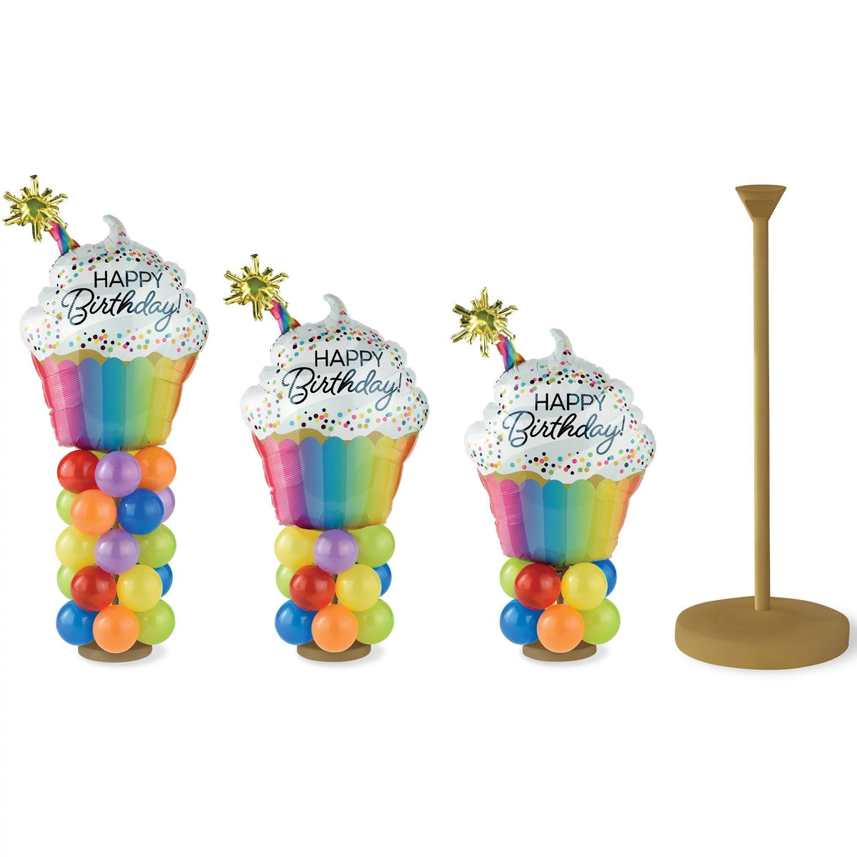 AMSCAN CA Balloons Mini Balloon Column Kit, 1 Count