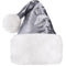 AMSCAN CA Christmas Metallic Silver Santa Hat for Adults 192937474174