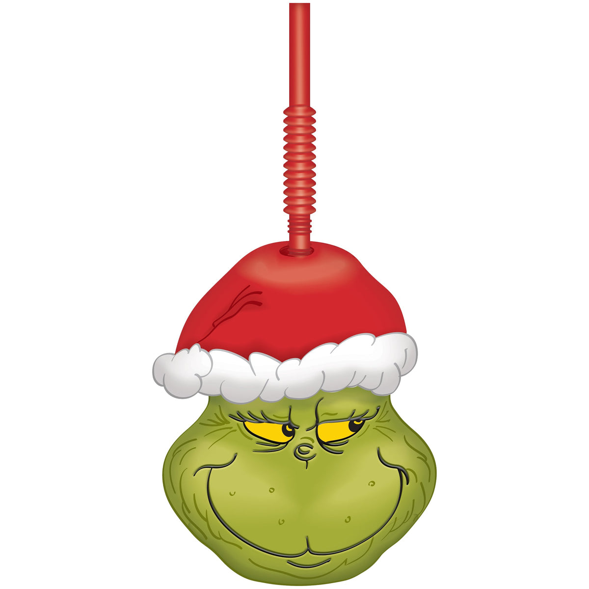 AMSCAN CA Christmas The Grinch Sippy Cup with Straw, 1 Count 192937472750