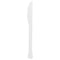 AMSCAN CA Disposable-Plasticware Frosty White Plastic Knives, 20 Count 192937435366