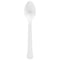 AMSCAN CA Disposable-Plasticware Frosty White Plastic Spoons, 20 Count 192937434857