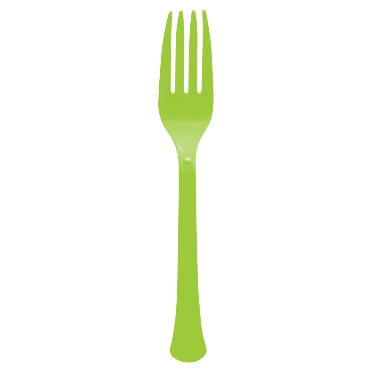 AMSCAN CA Disposable-Plasticware Kiwi Green Plastic Forks, 20 Count 192937434482