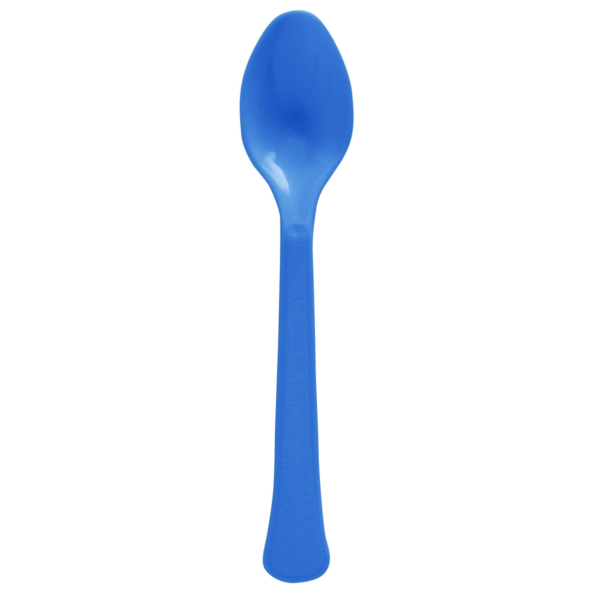 AMSCAN CA Disposable-Plasticware Royal Blue Plastic Spoons, 20 Count 192937434895