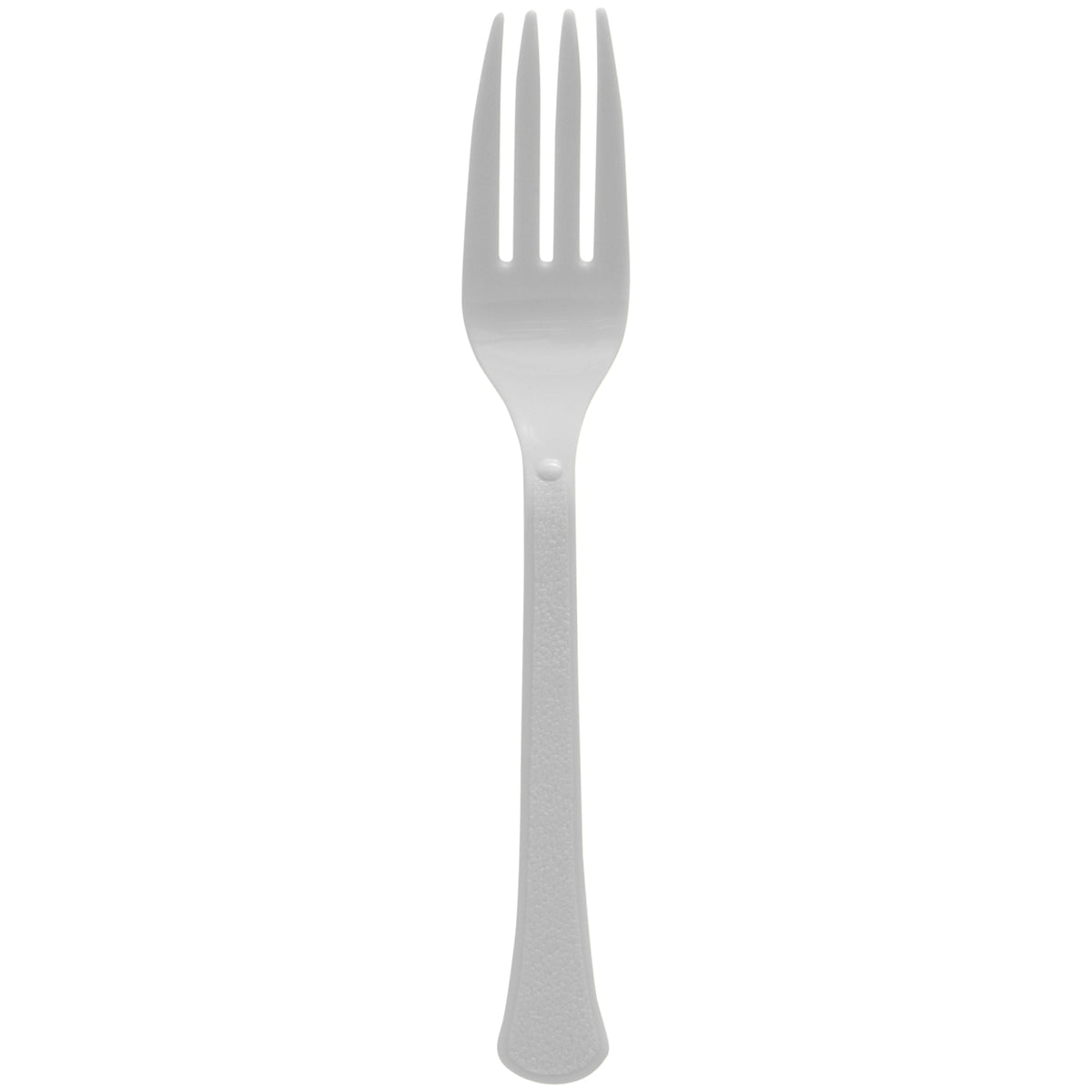 AMSCAN CA Disposable-Plasticware Silver Plastic Forks, 20 Count 192937434444