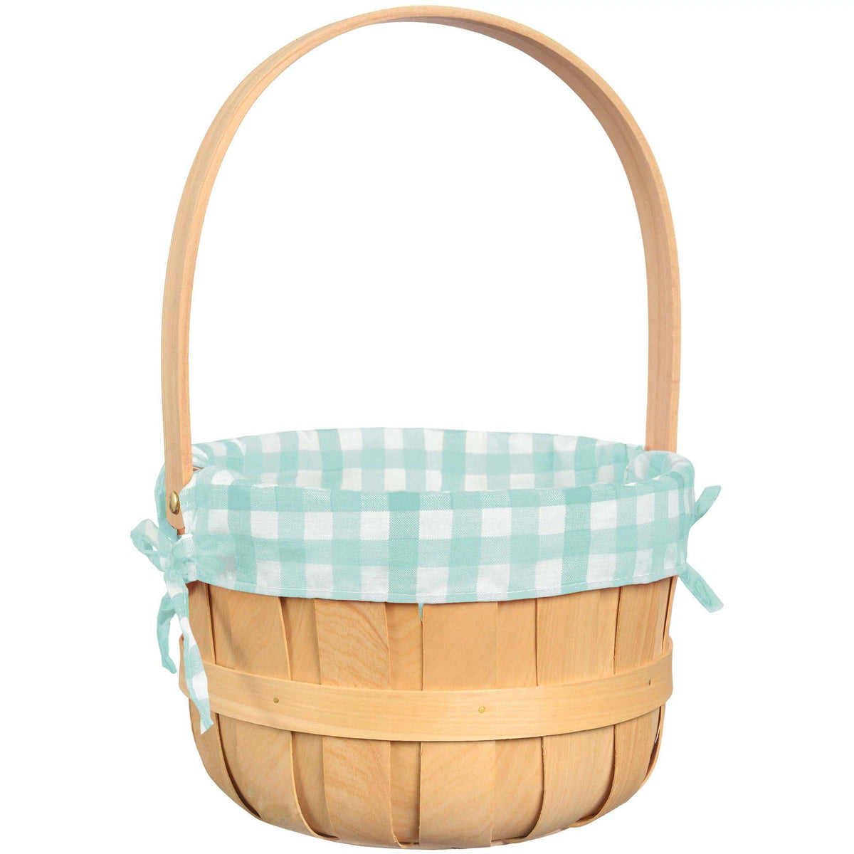 AMSCAN CA Easter Wood Chip Basket, Blue 192937311639