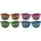 AMSCAN CA Everyday Entertaining Let's Glow Crazy Printed Glasses, 8 Count 192937429464