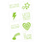 AMSCAN CA Everyday Entertaining Let's Glow Crazy Temporary Tattoos Favor, 8 Count 192937429488