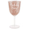 AMSCAN CA General Birthday Blush Birthday Wine Goblet, 1 Count