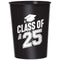 AMSCAN CA Graduation Class of 2025 Black Party Favour Cup, 16 Oz, 1 Count 192937526798