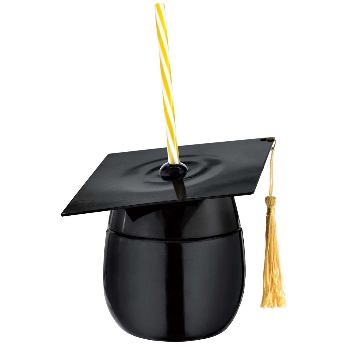 AMSCAN CA Graduation Grad Cap Shaped Cup, 14 Oz, 1 Count 192937462089