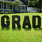 AMSCAN CA Graduation Graduation Black Giant Corrugate Letters, 27 Inches, 4 Count 192937487297