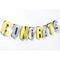 AMSCAN CA Graduation Graduation "Congrats" Dimensional Banner, 144 Inches, 1 Count 192937492086