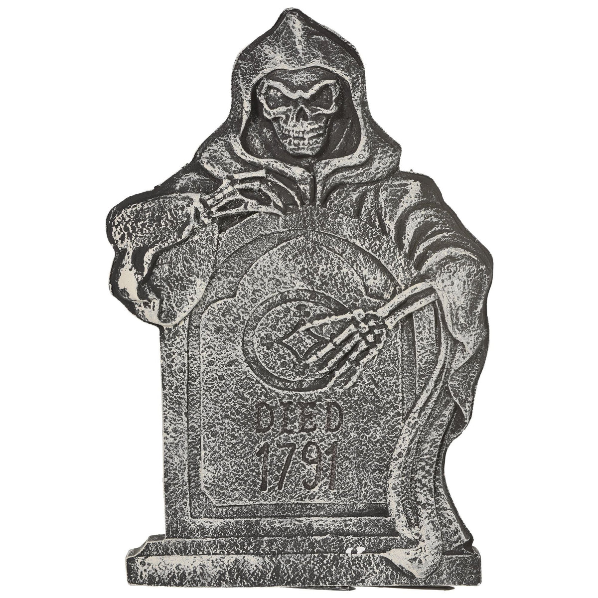 AMSCAN CA Halloween Halloween Reaper Foam Tombstone, 22 Inches, 1 Count