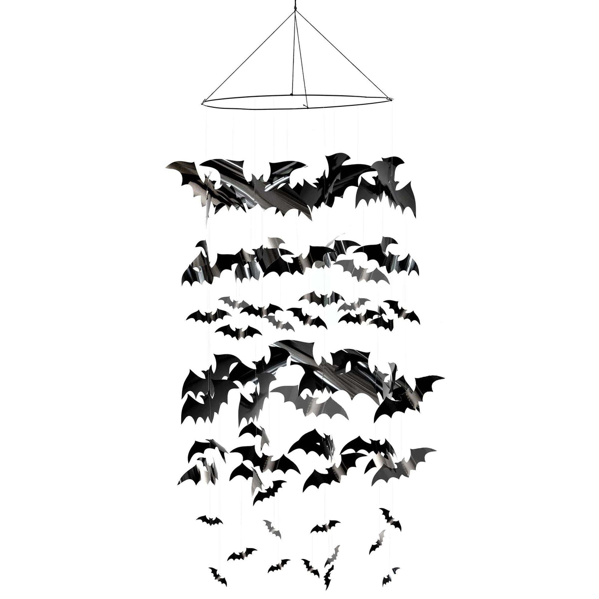 AMSCAN CA Halloween Pastel Halloween Bats Ceiling Decoration, 56 x 18 Inches, 1 Count