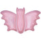 AMSCAN CA Halloween Pastel Halloween Large Bat Shaped Plastic Platter, 12 x 19 Inches, 1 Count