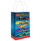 AMSCAN CA Kids Birthday Hot Wheels Printed Paper Kraft Favour Paper Bags, 8 1/4 x 5 1/4 x 3 Inches, 8 Count