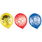 AMSCAN CA Kids Birthday Marvel Spidey and His Amazing Friends Printed Latex Balloons, 12 Inches, 6 Count 192937343067