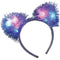 AMSCAN CA Kids Birthday Pom Pom Tinsel Light-Up Headband, 1 Count