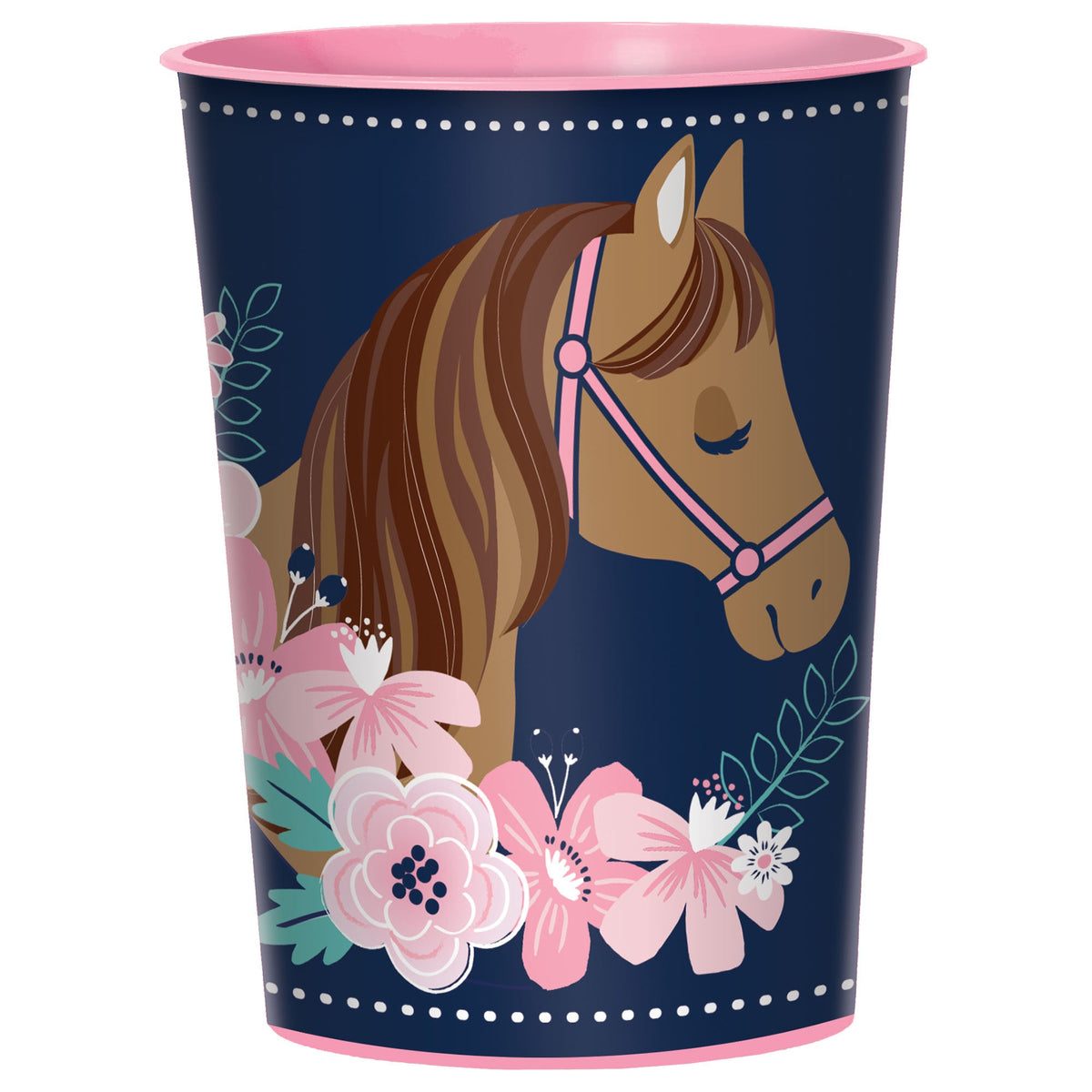 AMSCAN CA Kids Birthday Saddle Up Birthday Favor Cup, 16 oz, 1 Count 192937106440