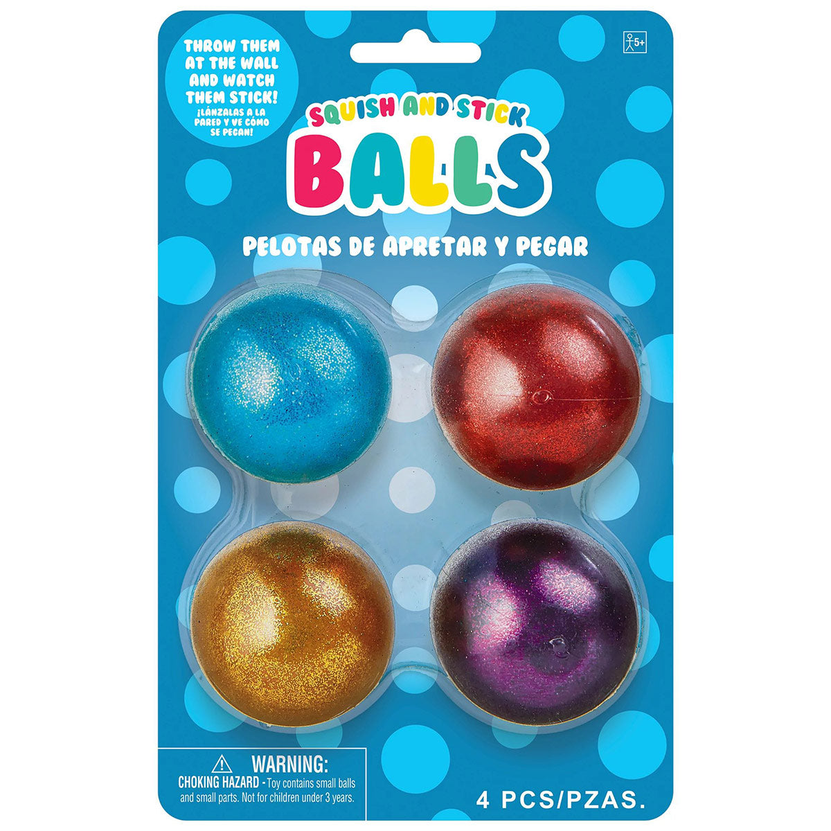 AMSCAN CA Kids Birthday Sticky Balls, 1 count