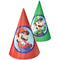 AMSCAN CA Kids Birthday Super Mario Bros Birthday Party Hats, 8 Count