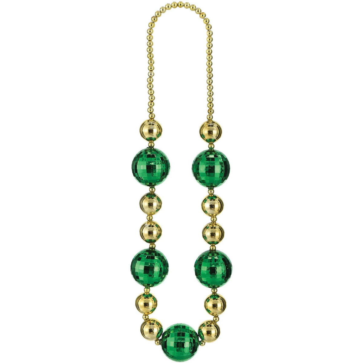 AMSCAN CA St-Patrick St. Patrick's Day Disco Ball Necklace, 1 Count 192937493212