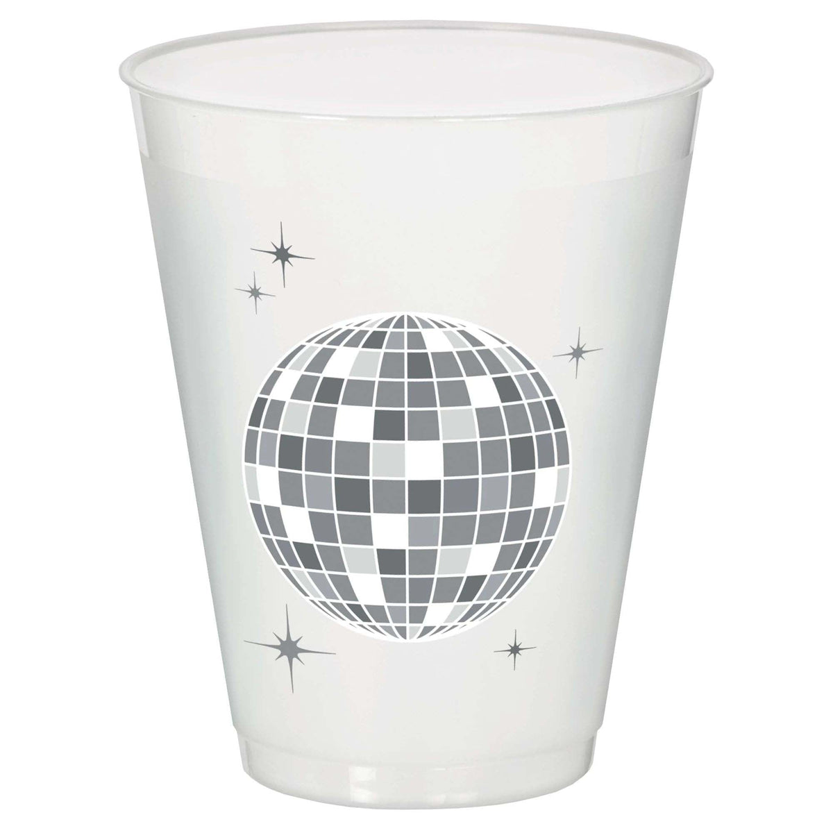 AMSCAN CA Theme Party Disco Party Plastic Tumblers, 18 Oz, 25 Count 192937470398