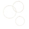 AMSCAN CA Wedding Floral Hoops, 3 Count 5056567029546