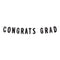 BEISTLE COMPANY Graduation "Congrats Grad" Graduation Banner, 60 Inches, 1 Count 034689257783