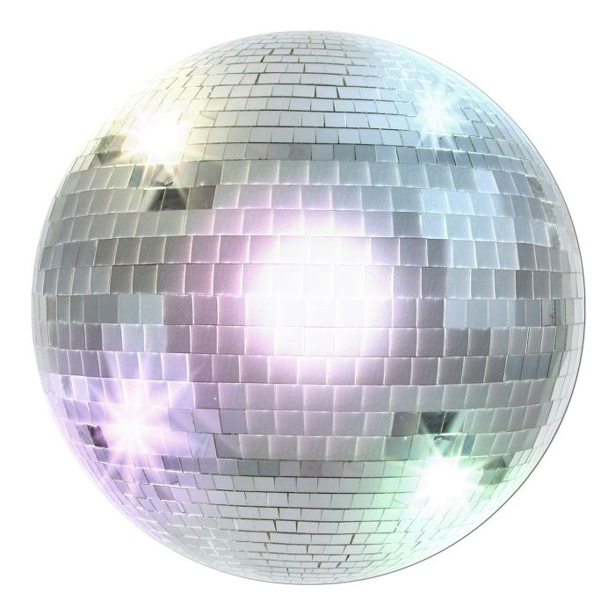 BEISTLE COMPANY Theme Party Disco Ball Giant Cutout, 13.5 Inches, 1 Count 034689545149