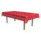 BEISTLE COMPANY Theme Party Western Red Rectangular Plastic Table Cover, 54 x 108 Inches, 1 Count 034689571063