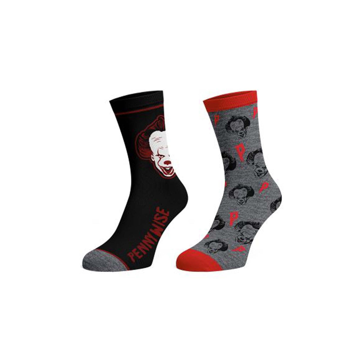 BIOWORLD Costume Accessories IT! Pennywise Socks for Adult, 2 Pairs 197394085192