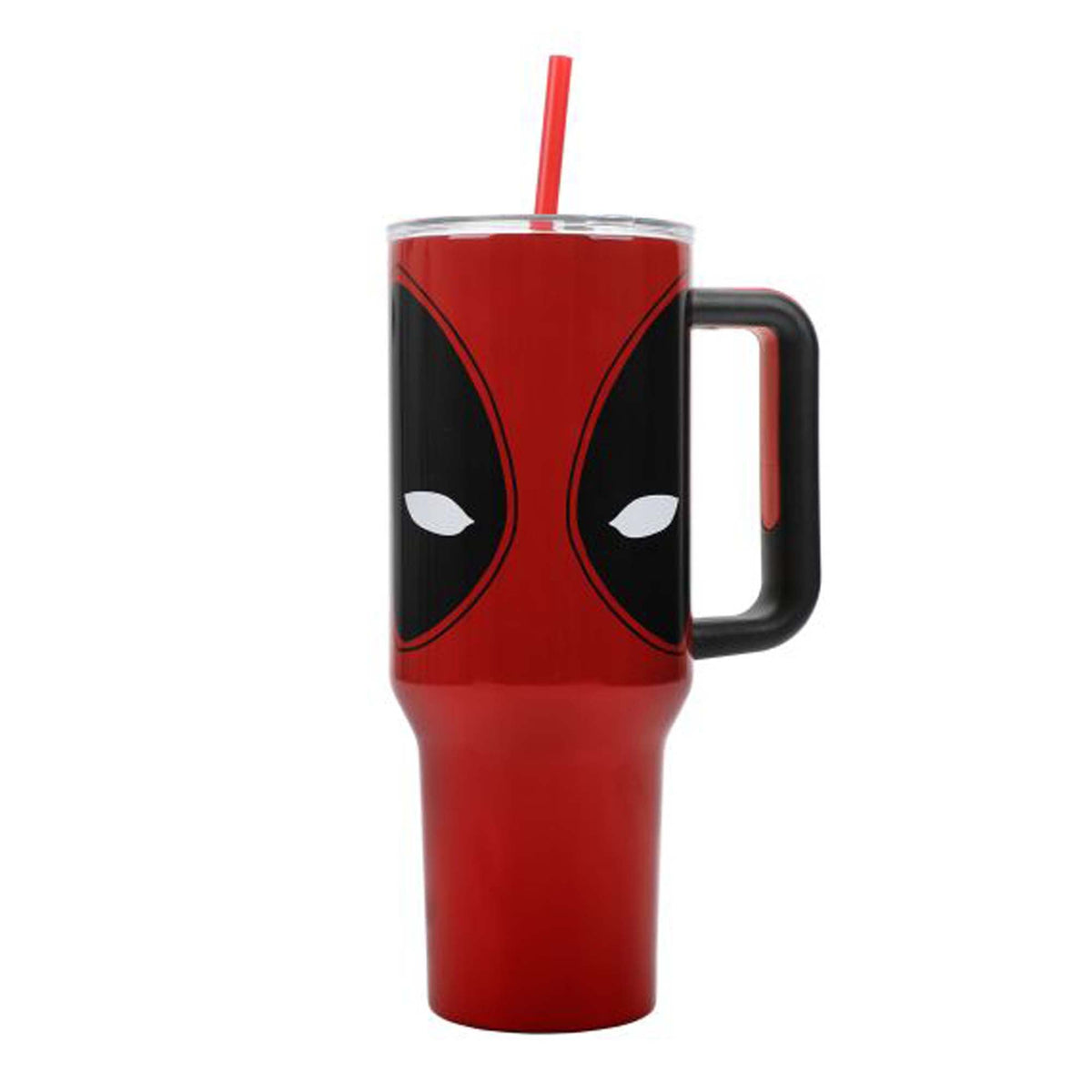 BIOWORLD Halloween Deadpool Stainless Steel Tumbler with Straw, Marvel, 40 Oz, 1 Count 197394944437