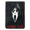 BIOWORLD Halloween Ghost Face Mask Throw Blanket, Scream, Black, 1 Count 196179370379