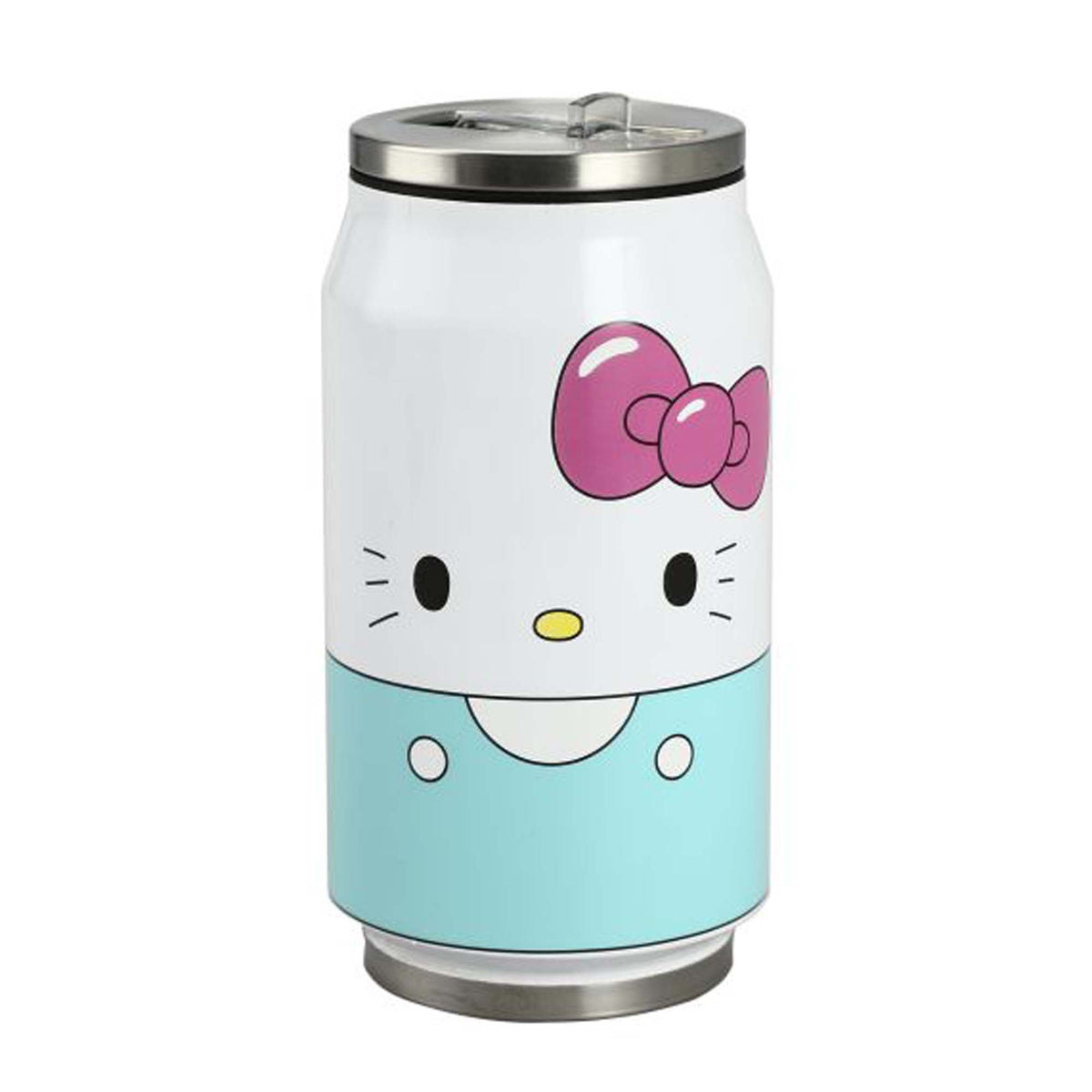 BIOWORLD Kids Birthday Hello Kitty Reusable Stainless Steel Water Bottle, 10 Oz, 1 Count 196179333534