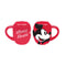 BIOWORLD Kids Birthday Mickey Mouse Red Ceramic Oval Mug, Disney, 18 Oz, 1 Count 733966090470