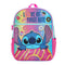 BIOWORLD Kids Birthday Stitch "Love at First Bite" Backpack, Lilo and Stitch, Disney, 16 Inches, 1 Count 196179392395