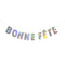 BK-Cowry Ningbo Trading CO Ltd General Birthday Iridescent "Bonne Fête" Foil Letter Banner, 94 Inches, 1 Count