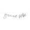 BK-Cowry Ningbo Trading CO Ltd General Birthday Silver "Bonne Fête" Foil Letter Banner, 94 Inches, 1 Count 810120715810