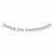 BK-Cowry Ningbo Trading CO Ltd Wedding Anniversary Silver "Joyeux 25e Anniversaire" Letter Banner, 94 Inches, 1 Count 810120711706